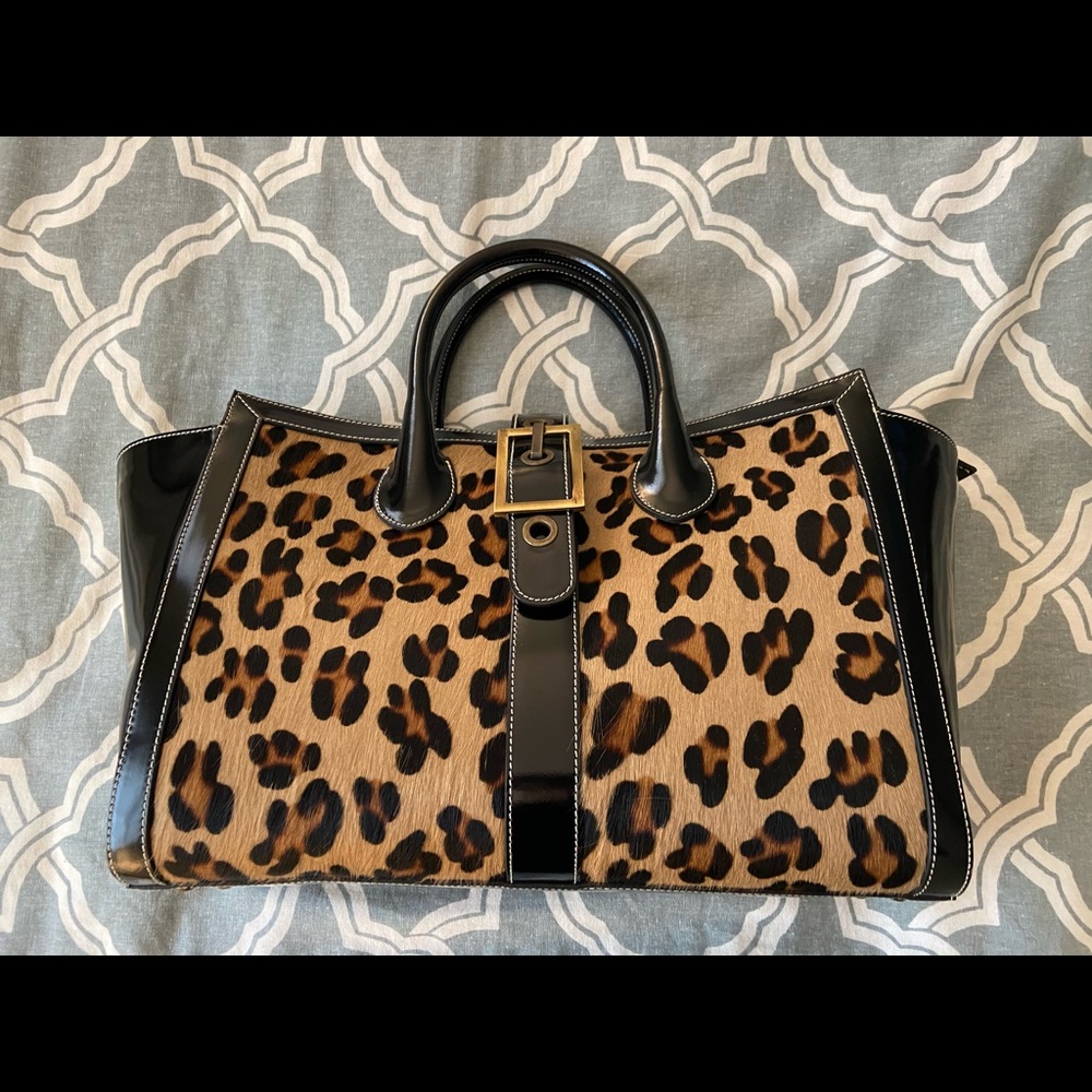 ALBERTA DICANIO GENUINE LEATHER TOTE/HANDBAG